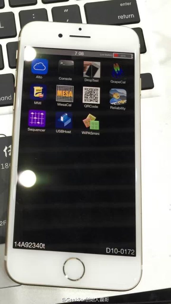 Iphone 7のデモ機の画像と動画がリーク テスト用osが動作 小龍茶館