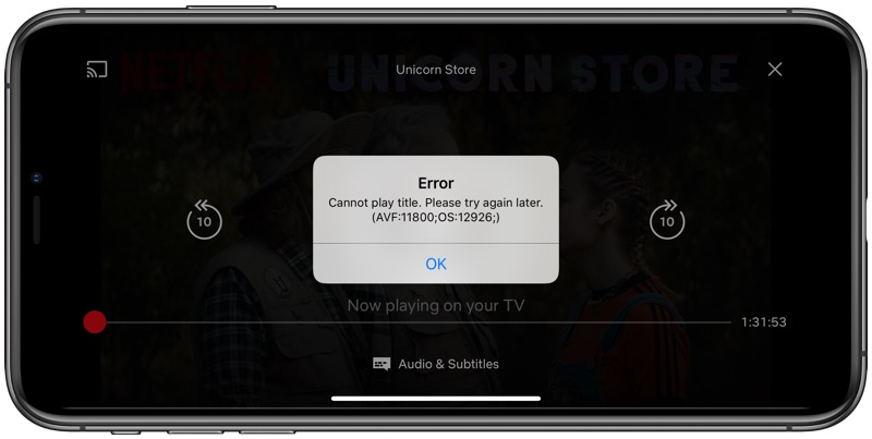 ここ数日でiosのnetflixアプリでairplayが使用不能に 今後もサポートせず 小龍茶館